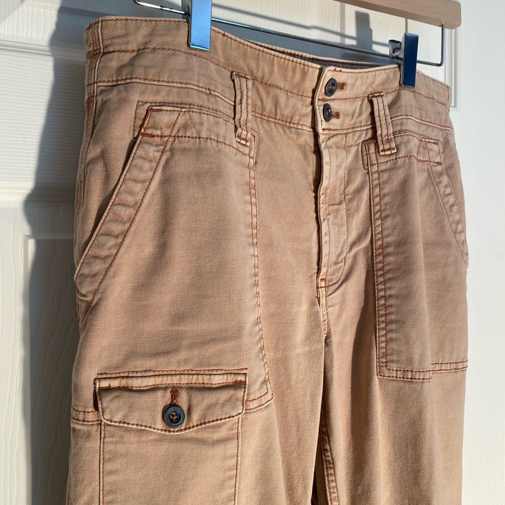 Anthropologie “Wanderer” pants size 28 in a faded dusty rose color. Zip front